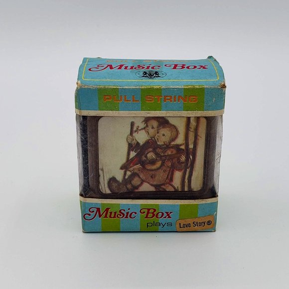 Rare Find Other - Chadwick & Miller 1973 Vintage Pull String Music Box - Plays "Love Story" Song